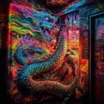 Burst of radiant hues: Chinese dragon comes to life