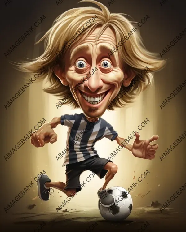 Luka Modric: MAD Magazine Style Caricature - Aimagebank