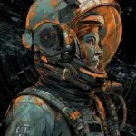 Advanced Gear: Astronaut's Face on a Poster