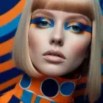 Exploring the beauty of blueberry creamsicle maximalism in modern fashion photography