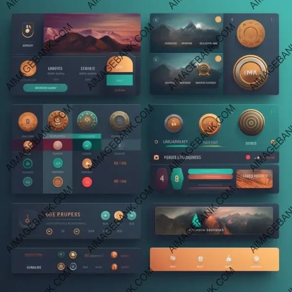 Versatile UI component library including buttons and cards | Aimagebank