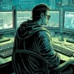 Mesmerizing Gothicpunk Hacker Coding